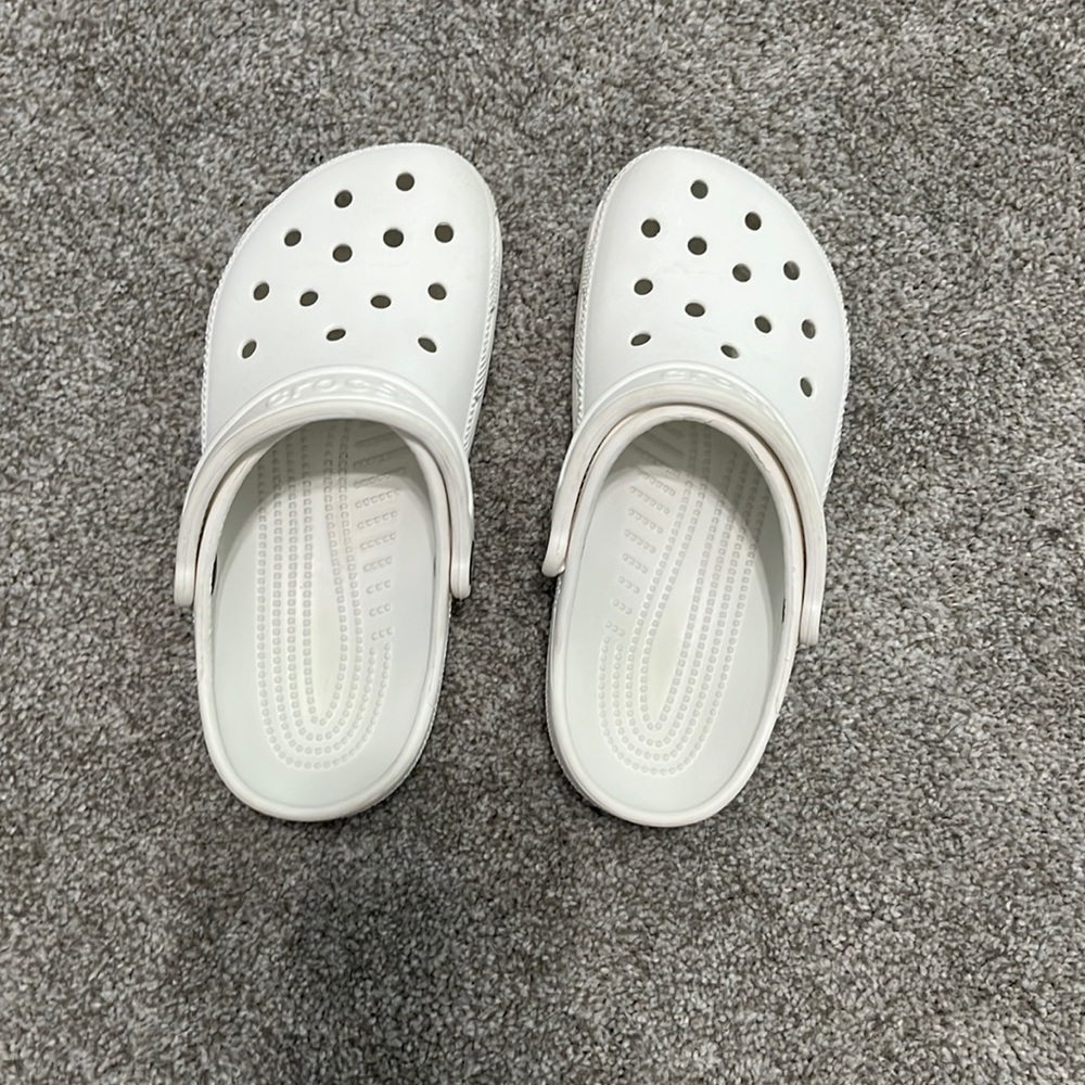 White crocs